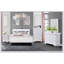 Miroir Charleston blanc avec éclairage à DEL intégré et verre trempé pour des intérieurs modernes et élégants-24079385