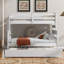 Lit superposé simple au-dessus de double en bois avec lit gigogne simple Wood-1633644111