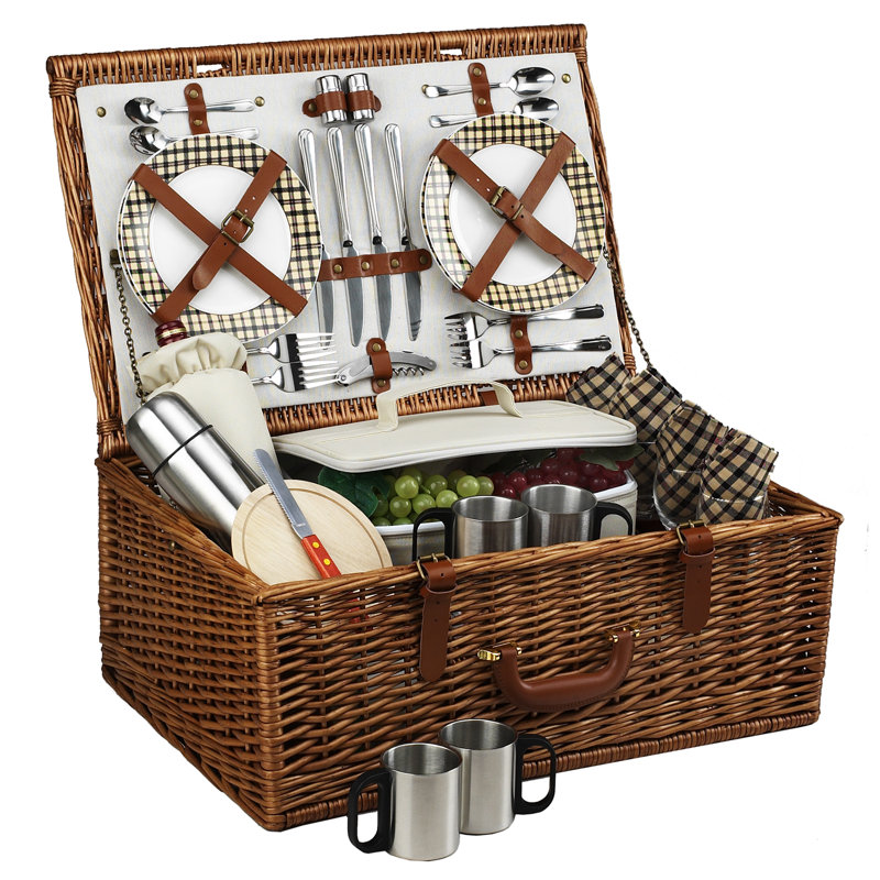Panier Dorset pour quatre avec service de café à Londres