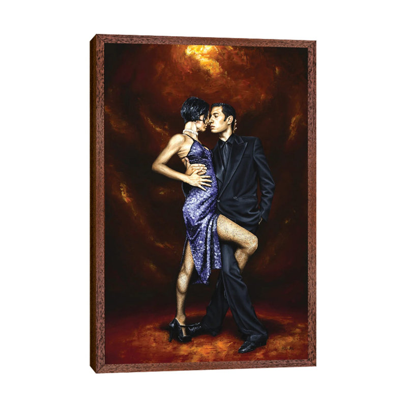 Held In Tango 1 Piece Wall Art on Canvas, 101.6 cm H x 66.04 cm W, Classic Wood Framed