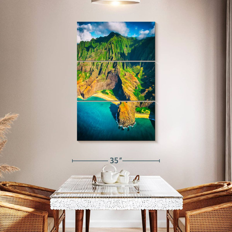 Gillard Na Pali Coast Lookout, 50" H x 32" W
