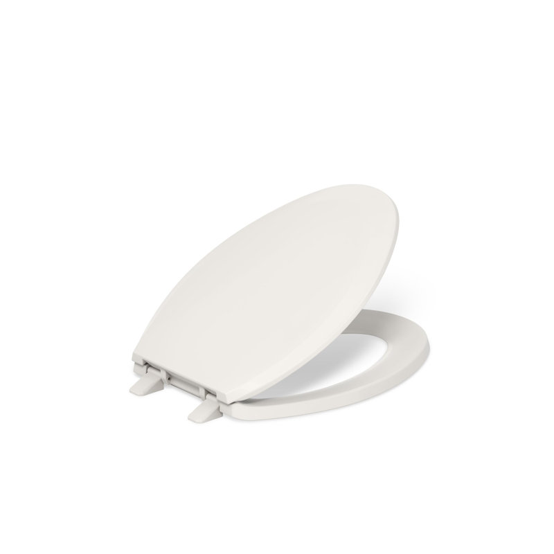 Lustra with Quick-Release Hinges Toilet Seat, Innocent Blush, Elongated