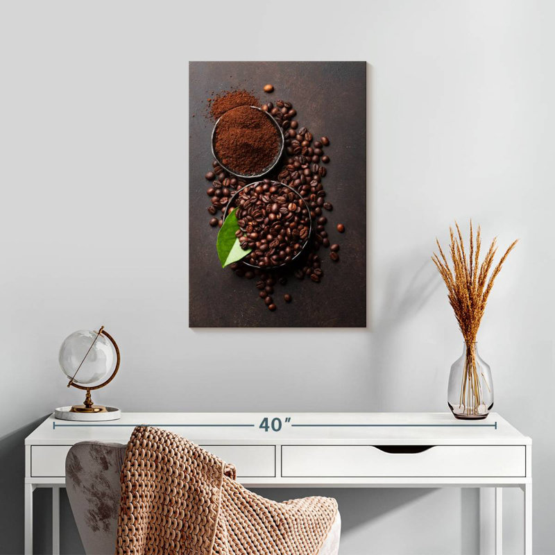 Yarlin Coffee Beans And Grounds, 24" H x 16" W