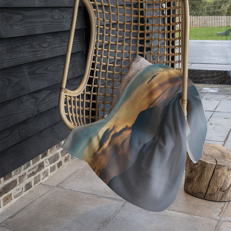 Domizia Plain Weave / Muslin Throw Blanket