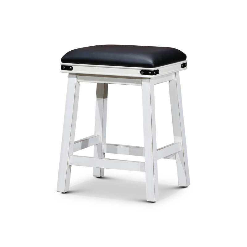 Tabouret de comptoir Bertradis, Noir