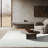 Willow Sarrah Ivory Handmade Wool Contemporary Solid Color Hand-Knotted Area Rug-205264520