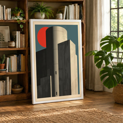 Urban Geometry Industrial - Wrapped Canvas