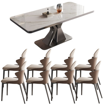 Ensembles de table à manger de luxe moderne de style italien