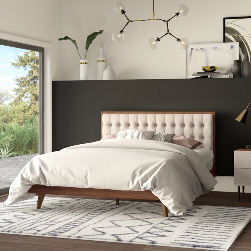 George Oliver Upholstered Platform Bed & Reviews | Wayfair