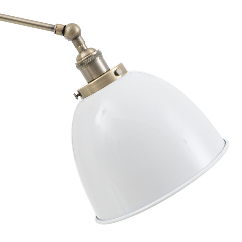 Chinn Iron Wallchiere, White, Gold
