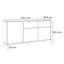 Gelnett 153.1cm W 2 - Drawer Chest of Drawers
