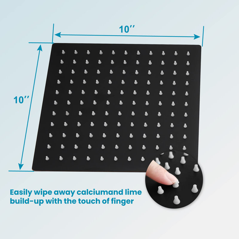 Rain Fixed Shower Head 2.0 GPM GPM, Oil Rubbed Bronze