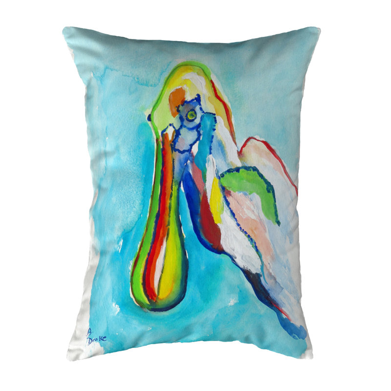 Outdoor Reversible Throw Pillow