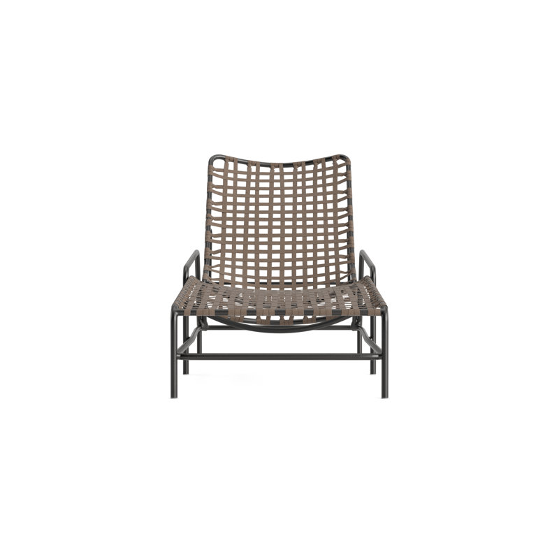 Kantan Outdoor Chaise Lounge, Mica/Textured Pewter