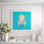 Palace Chair Turquoise Giclee Print by Dana Gibson