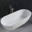 65'' x 29.5'' Soaking Solid Surface Bathtub