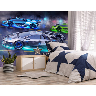6 Piece 3.05m x 2.4m Matte Wall Mural