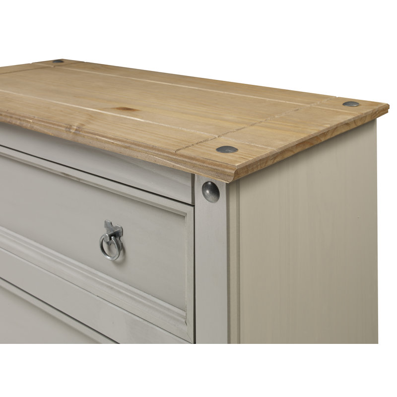 Palmea 82cm W 4 - Drawer Chest of Drawers, Grey