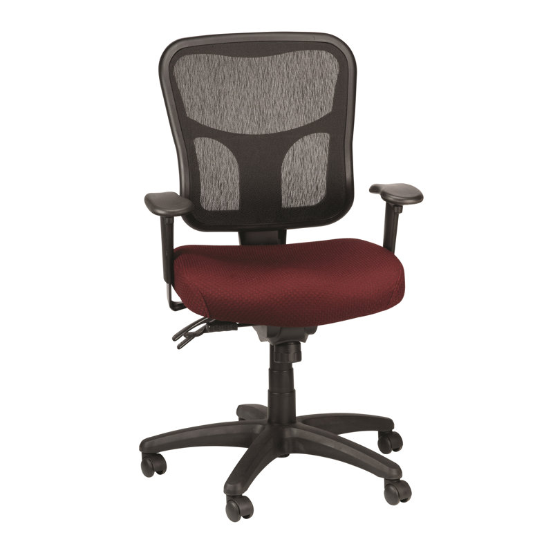 Chaise de travail ergonomique en filet, Bourgogne