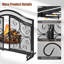 Pare-étincelles en acier forgé Charlton Home®