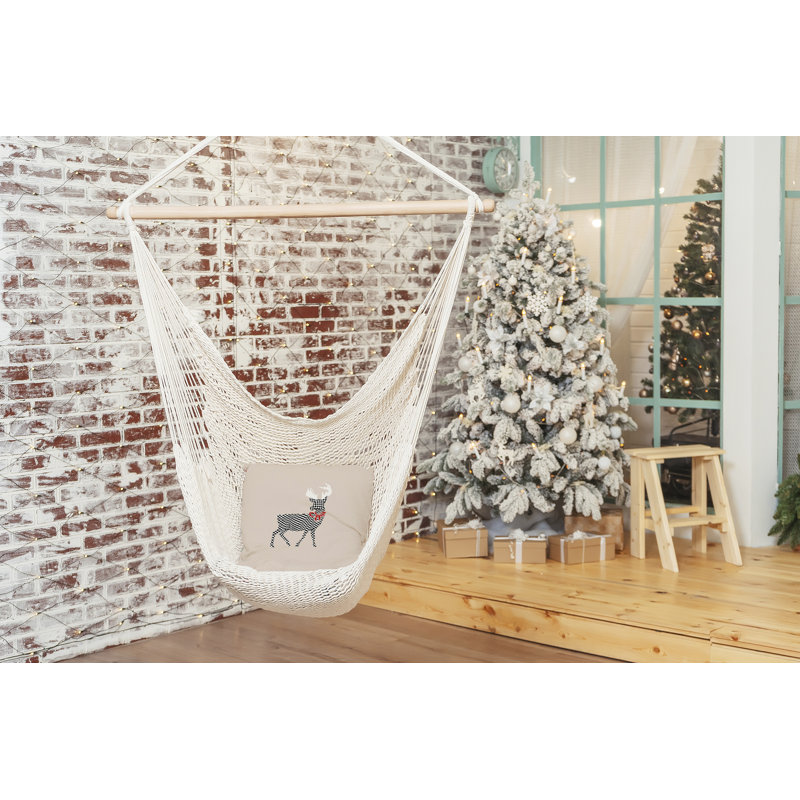 Merry Deer_Sq, TAupe, 20 po x 20 po, Oui