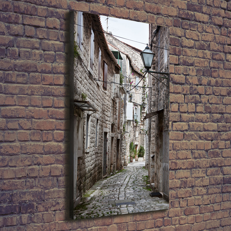 Street Of Croatia - Wrapped Canvas Print
