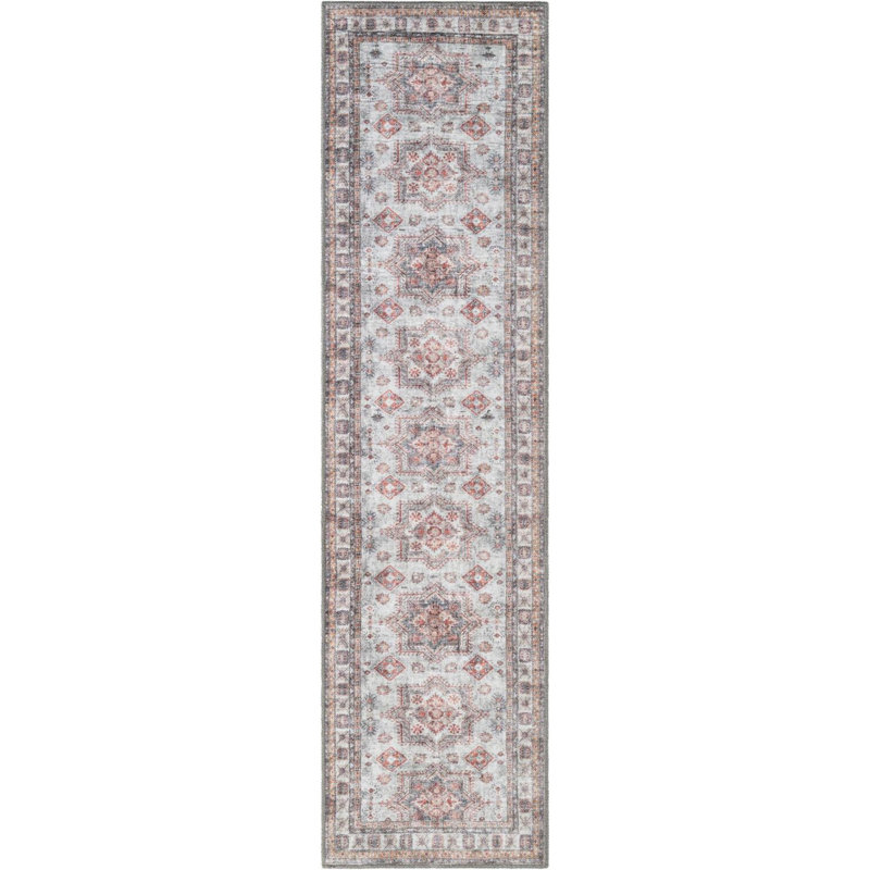 None Huguenot Runner Rug Ivory Color, Runner 2' x 8'