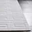 Tapis gris / viscose en coton tissé à la main Endor-536246746