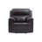 Genuine Leather Detachable Dual Power Recliner With Usb And Type-c Charging Ports-990290238