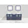 Karson 72'' Double Bathroom Vanity with Engineered Marble Top with Mirror