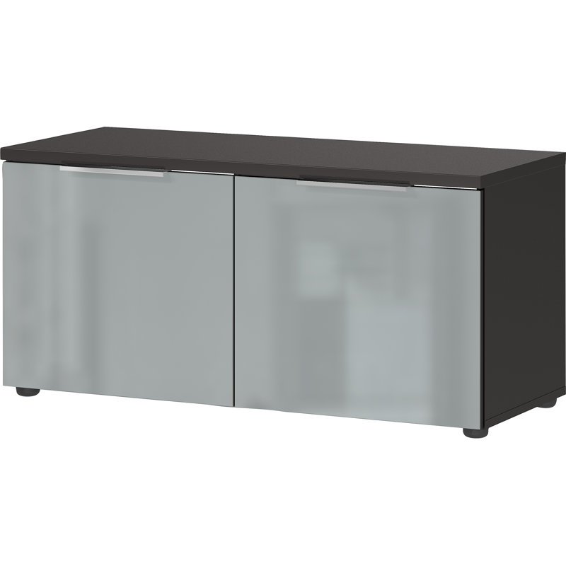 Genova Shoe Storage Cabinet, Grey/Black