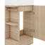 Meuble-lavabo de 18,6 po avec lavabo - armoire avec tablette double couche, porte-papier hygiénique, porte à fermeture en douceur silencieuse et option de montage gauche / droite-22945052