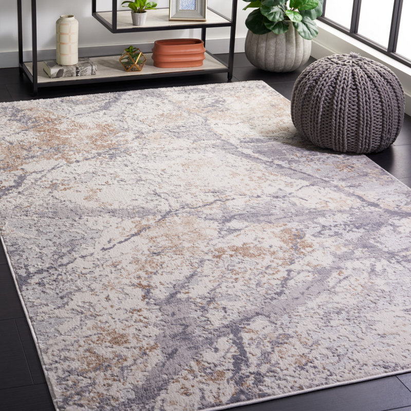 Eternal Performance Abstract Rug, Rectangle 5'3" x 7'6"