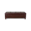 Banc de rangement avec repose-pieds 51 po