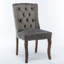Chaise d'appoint en velours capitonné de 25,6 po de largeur Gennavive-88580841