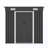 Sliding Door Metal Shed with Vents and Threshold