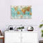 Globe terrestre carte du monde sur toile-806209352