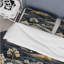 Ensemble de housse de couette Dark Blue Scandinavian Mountain - Floral-1424105932