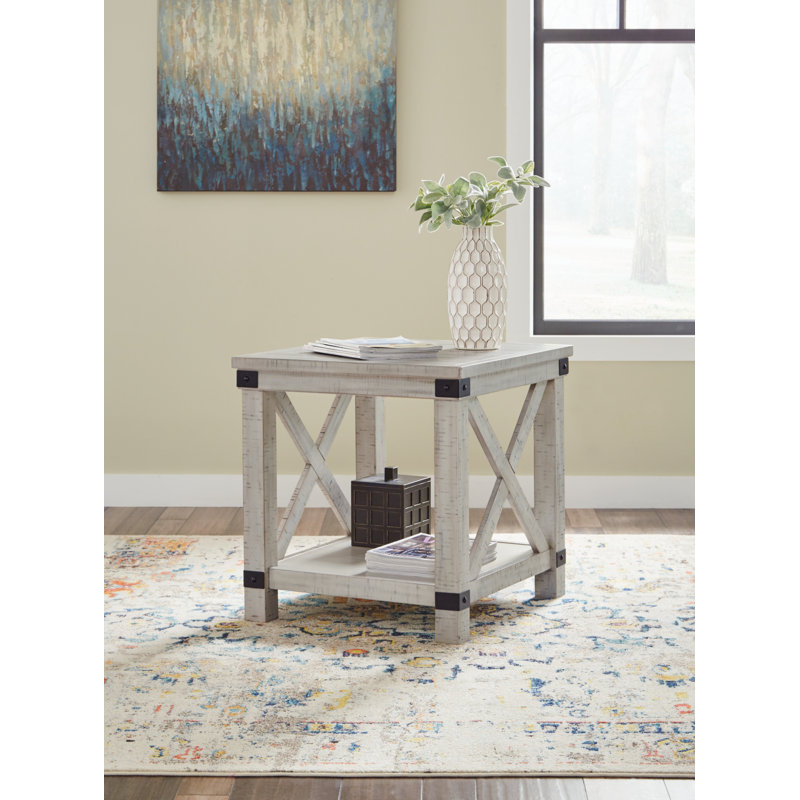 Auberon End Table Set, Whitewash