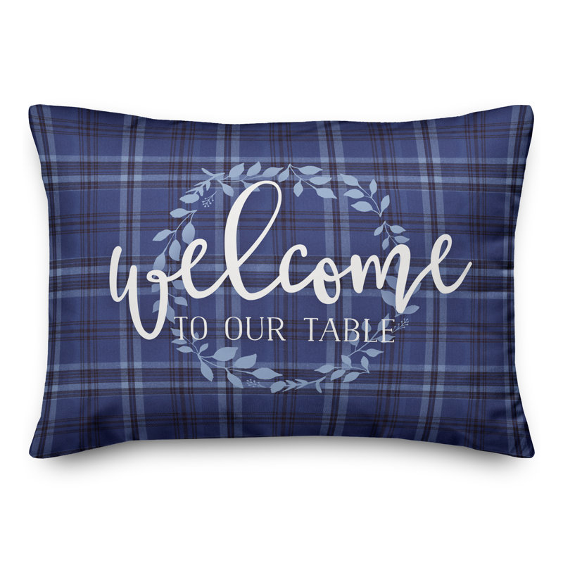 Plaid Throw Pillow