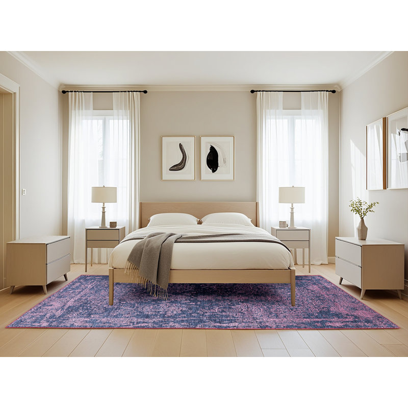Oriental Indoor Rug, Rectangle 5' x 8'