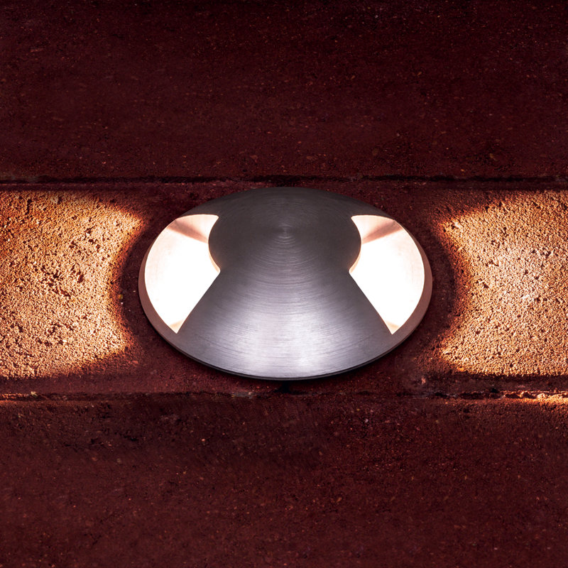 Owatonna Black Integrated LED Aluminum Well Light