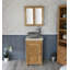 Scranton 515mm Single Bathroom Vanity with Vessel Stone Basin-933260285-933260284