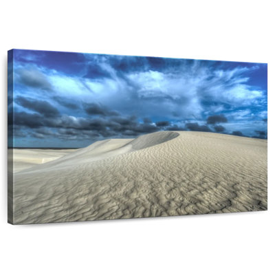 Dunes de sable blanc