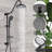 Stainless Steel Shower System With 8" Rain And Handheld - Stylish Appearance Crack-124583829