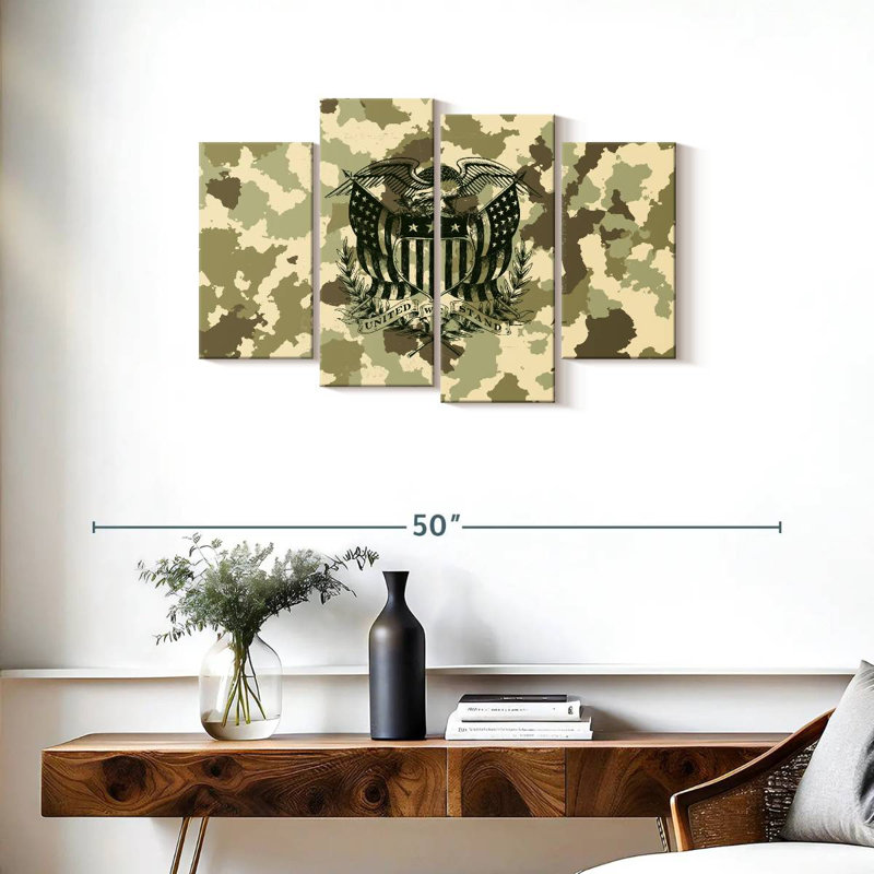Camouflage Lelar American Eagle, H 22 po x l 36 po
