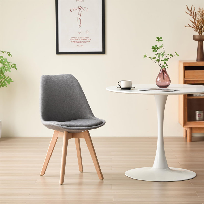 Deveraux 82cm H Side Chair in Grey