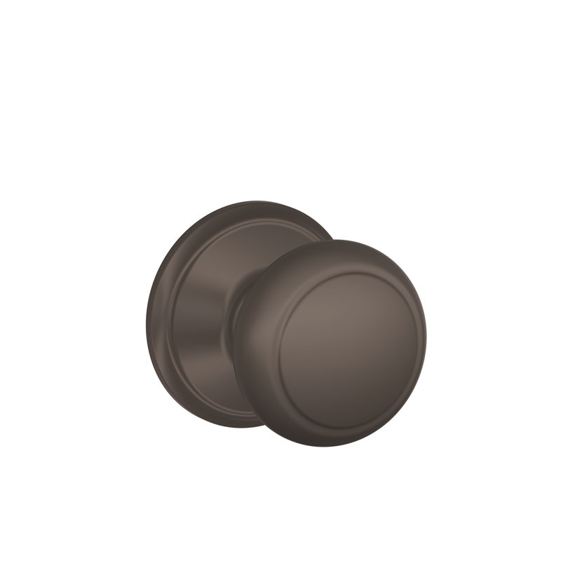 Andover Knob Hall and Closet Lock, Oil Rubbed Bronze