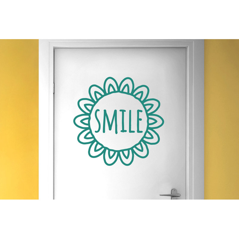 Plants & Flowers Wall Decal, Aqua Green