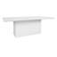 Rectangle Dining Table With Studded Edge Top And Tapered Base-1152141215